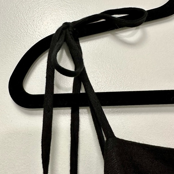 REF Linen Flora Dress, Black - Picture 4 of 12